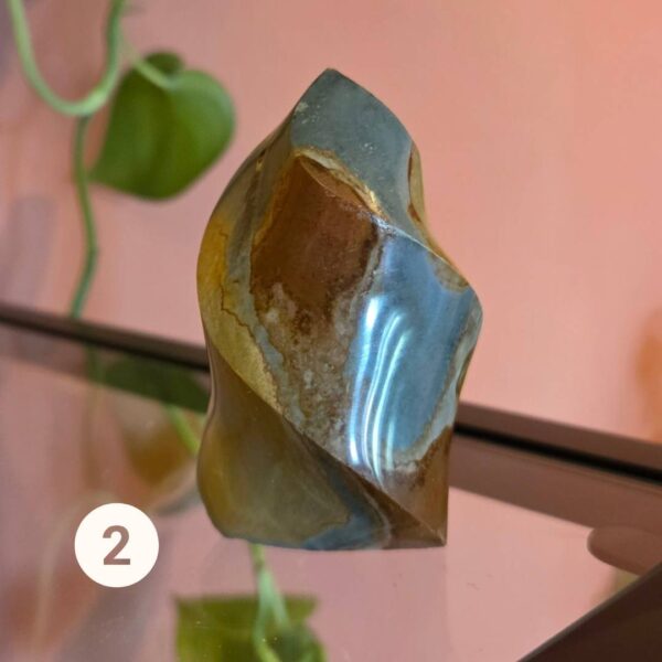 Polychroom jaspis Edelstenen Pure cacao webshop