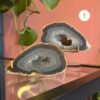 agaat geode half druze kristallen Edelstenen Pure cacao webshop agaat geode half druze kristallen Edelstenen Pure cacao webshop