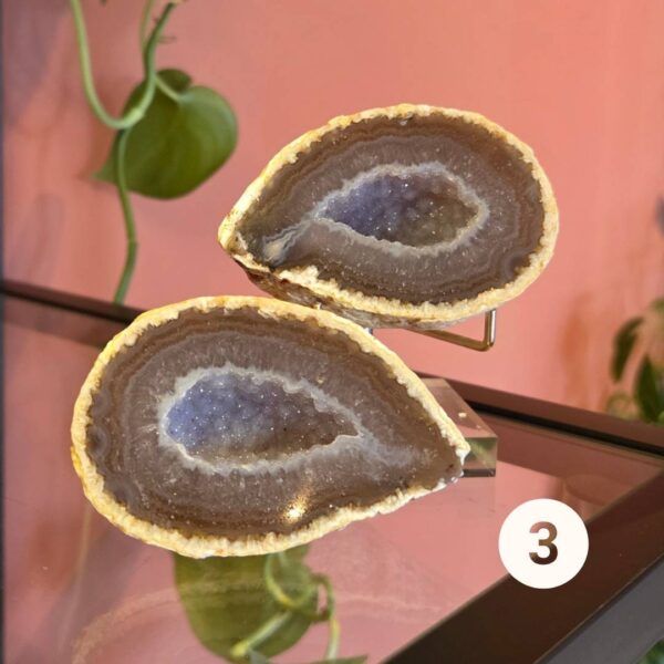 agaat geode half druze kristallen Edelstenen Pure cacao webshop agaat geode half druze kristallen Edelstenen Pure cacao webshop