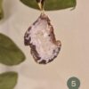 agaat geode kettinghanger druze kristallen Edelstenen Pure cacao webshop